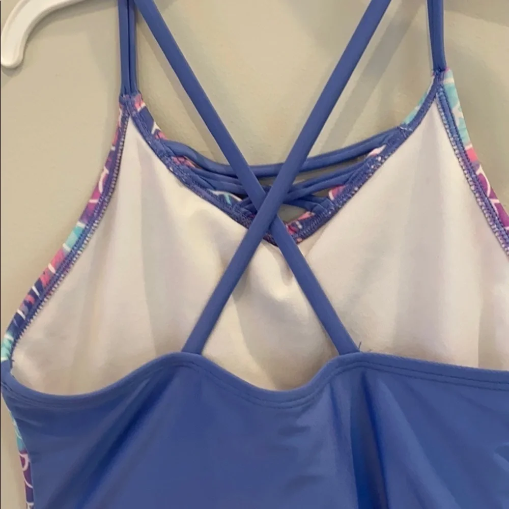 More than Magic girls one piece bathing suit.  Size large